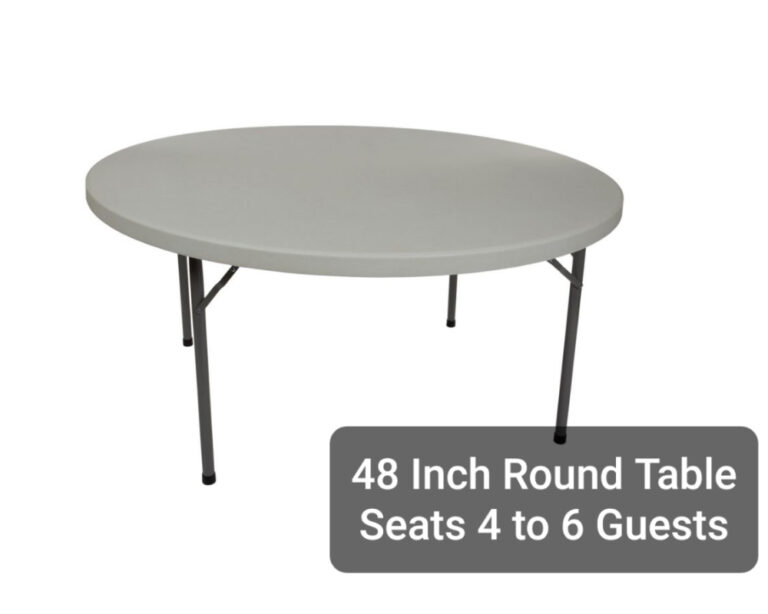 48 Inch Round Table Diamond Tents